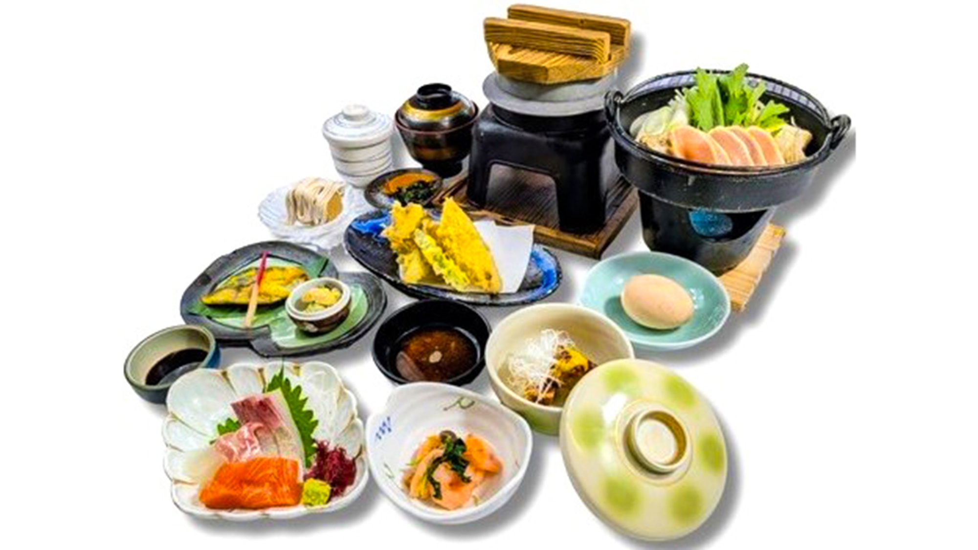 【二食付/お手頃会席】ご夫婦やカップルの温泉旅に♪山間の温泉と地元の食を楽しむご滞在を