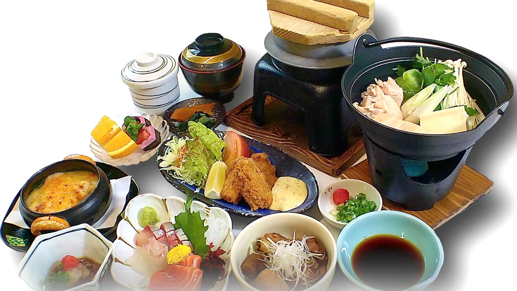 【二食付/お手頃会席】ご夫婦やカップルの温泉旅に♪山間の温泉と地元の食を楽しむご滞在を