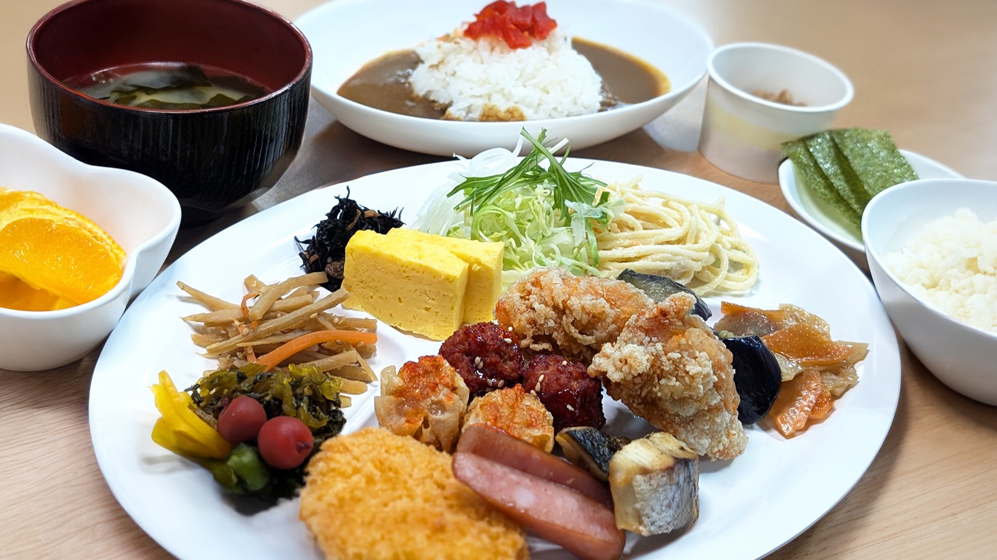 和洋バイキング朝食 盛付イメージ 撮影:GR