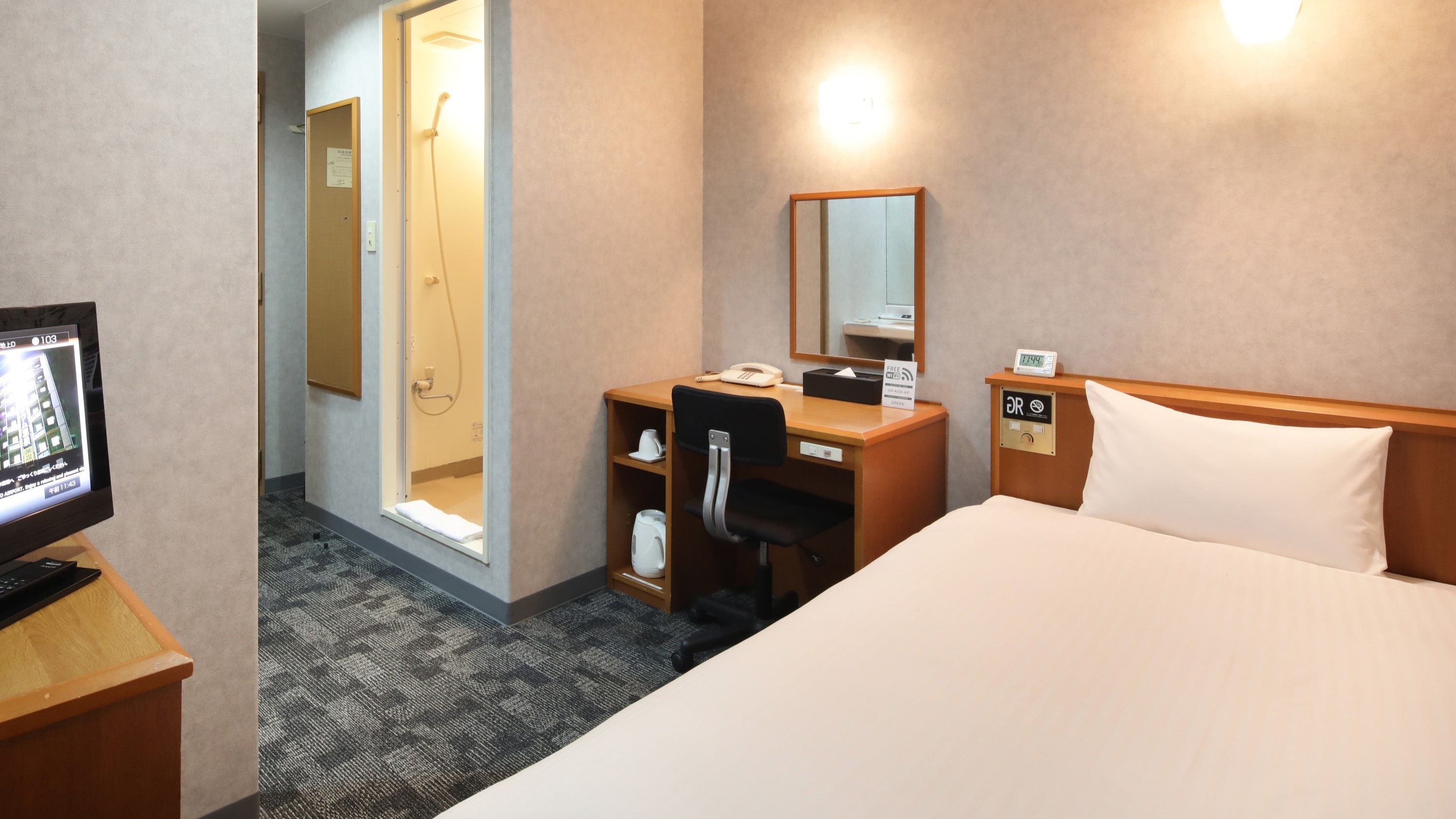 シングルルーム（シャワーブース・独立洗面タイプ）