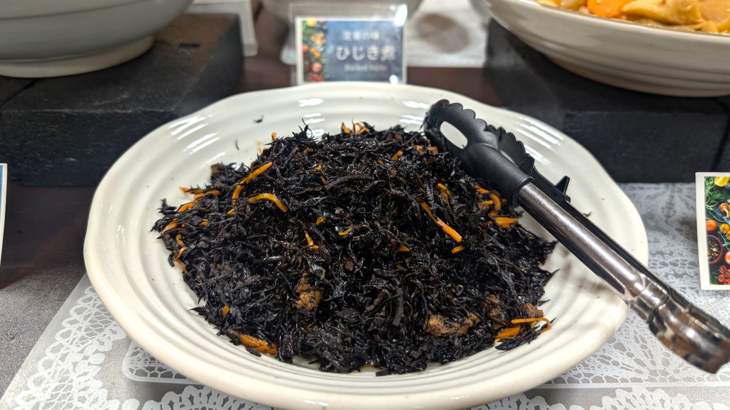 和洋バイキング朝食　ひじき　撮影：GR