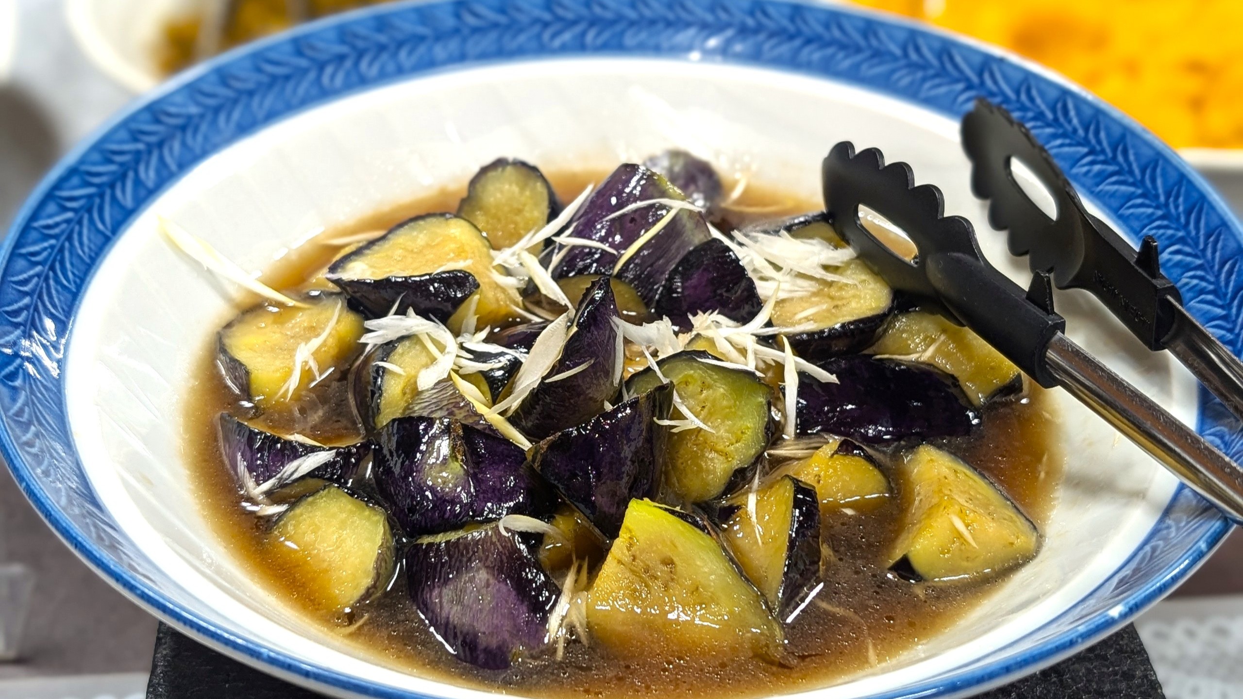 和洋バイキング朝食　茄子の揚げ浸し　撮影：GR