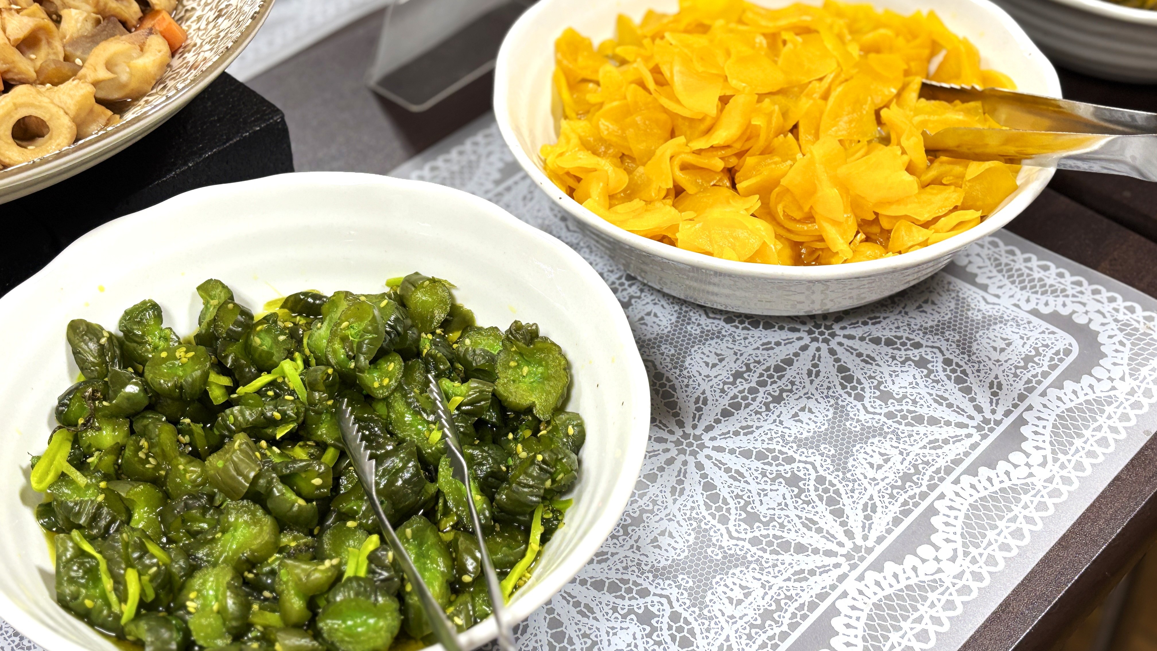 和洋バイキング朝食　漬物　撮影：GR