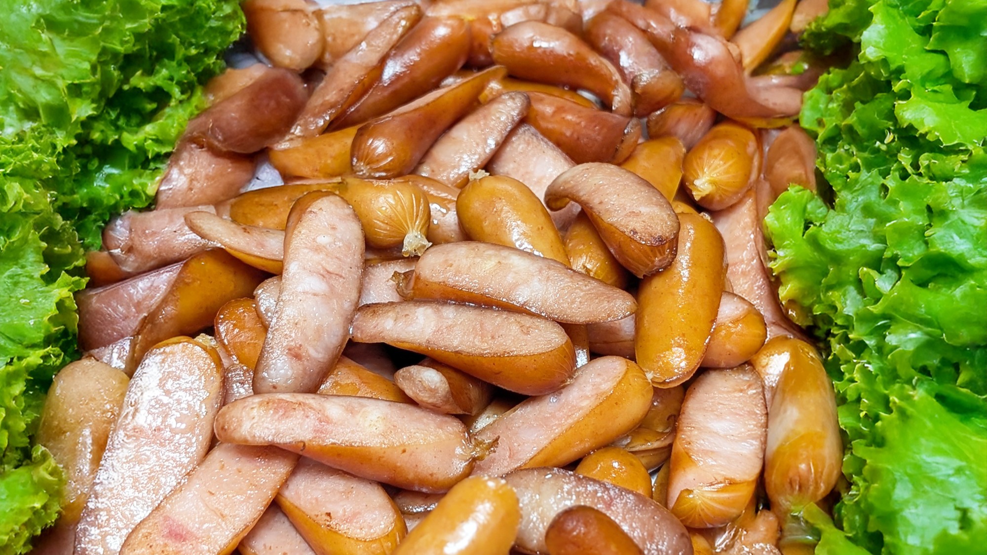 和洋バイキング朝食　ウィンナー　撮影：GR