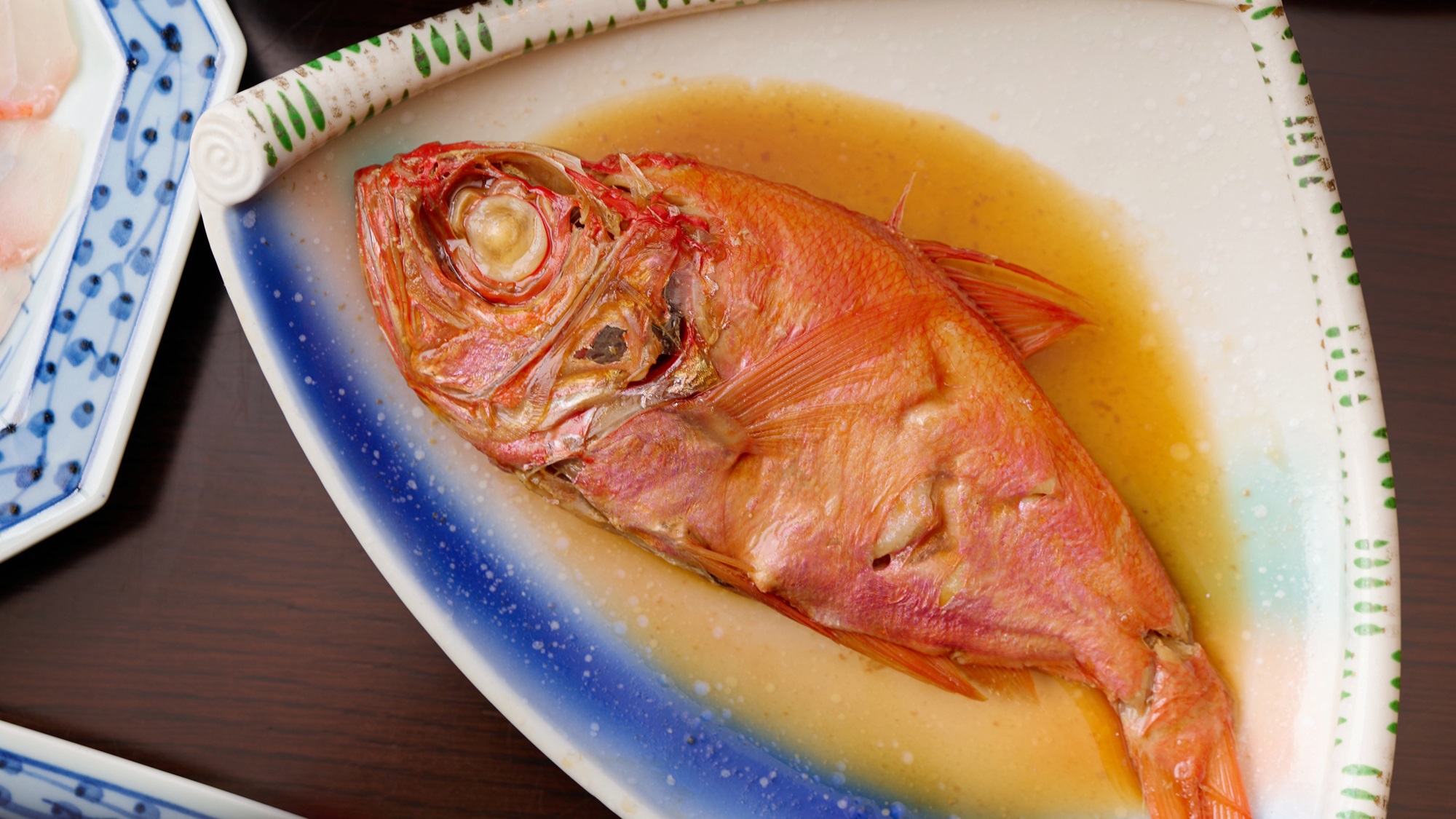 【季節の献立】金目鯛の姿煮（一例）