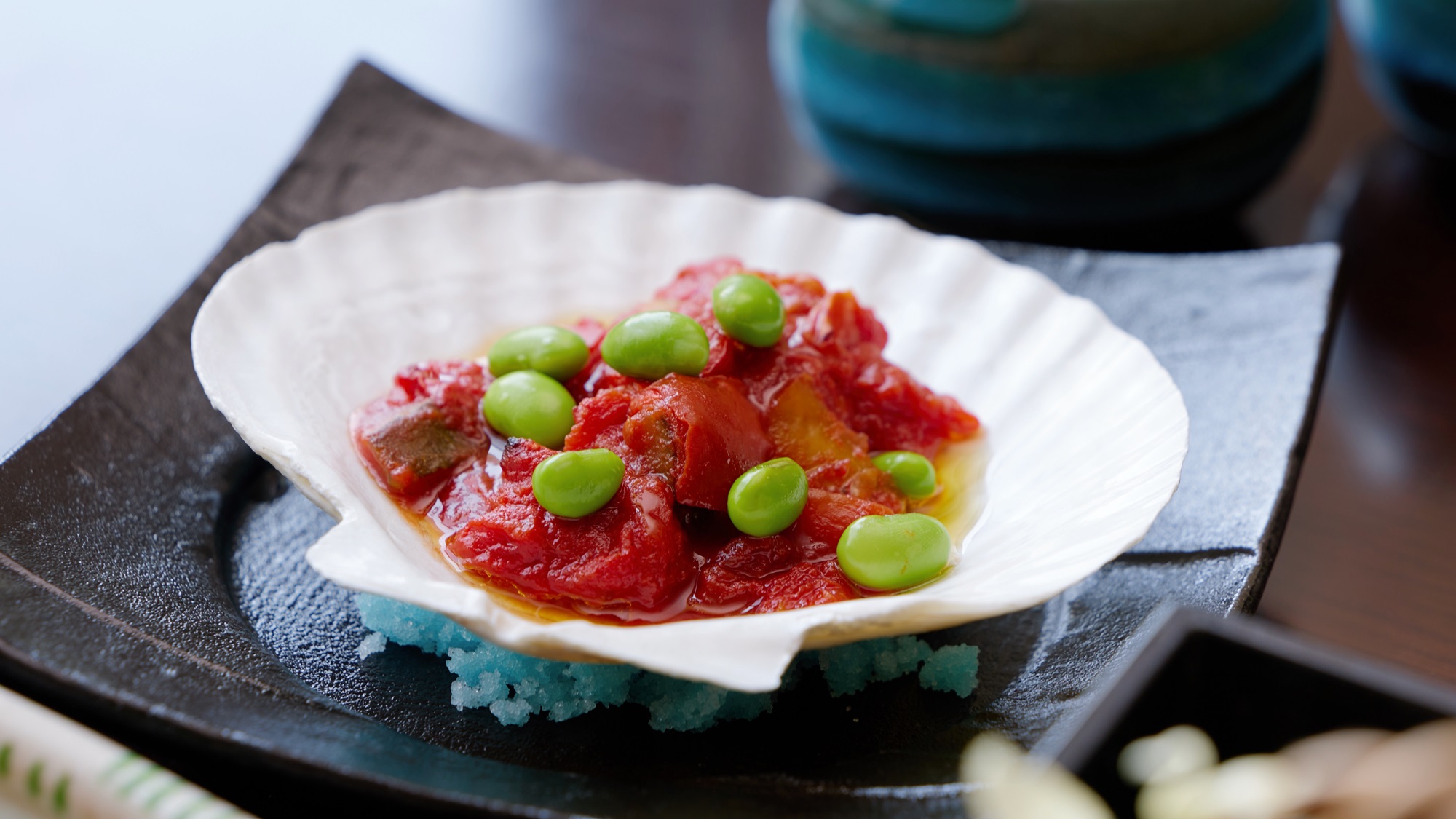 【季節の献立】ホタテのラタトゥイユ焼き（一例）