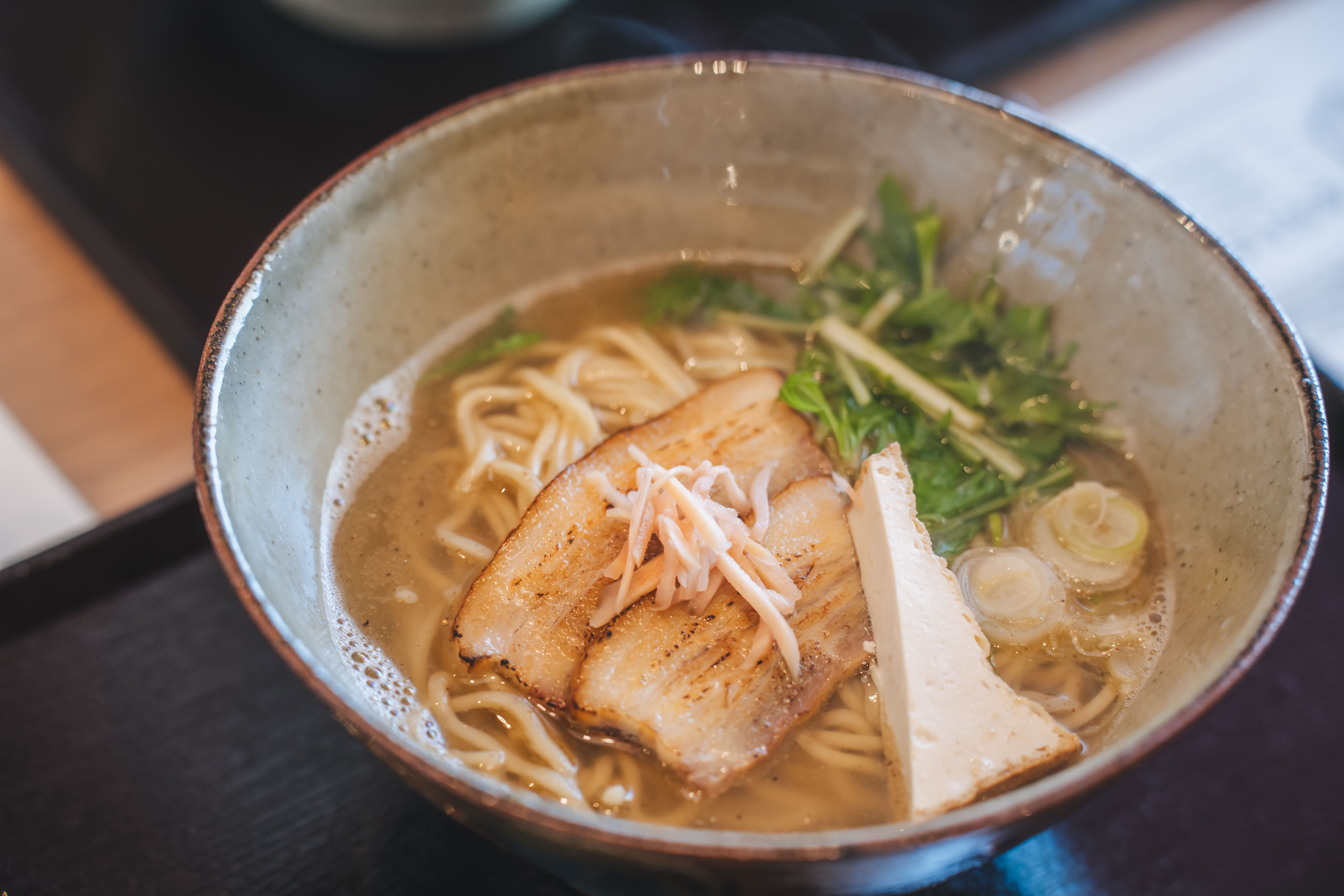 【選べる朝食-金月そば】[お車で5分]　県産小麦かなさんを使用した手打ち麺。ブランチでも利用可。