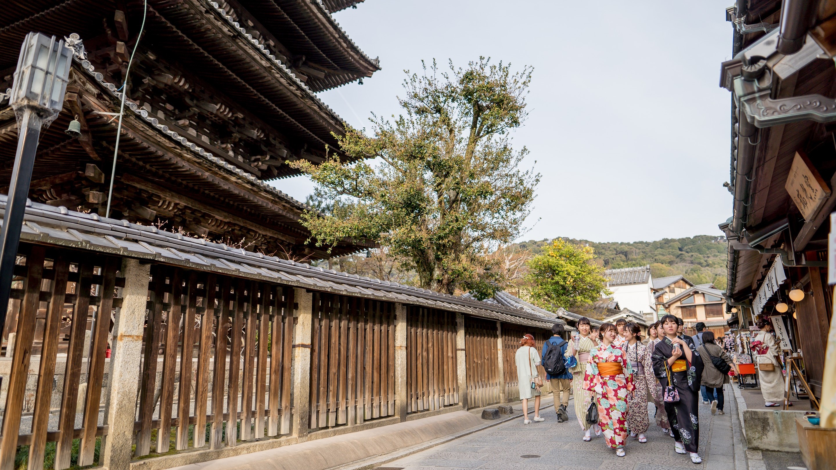 祇園のシンボル　八坂の塔