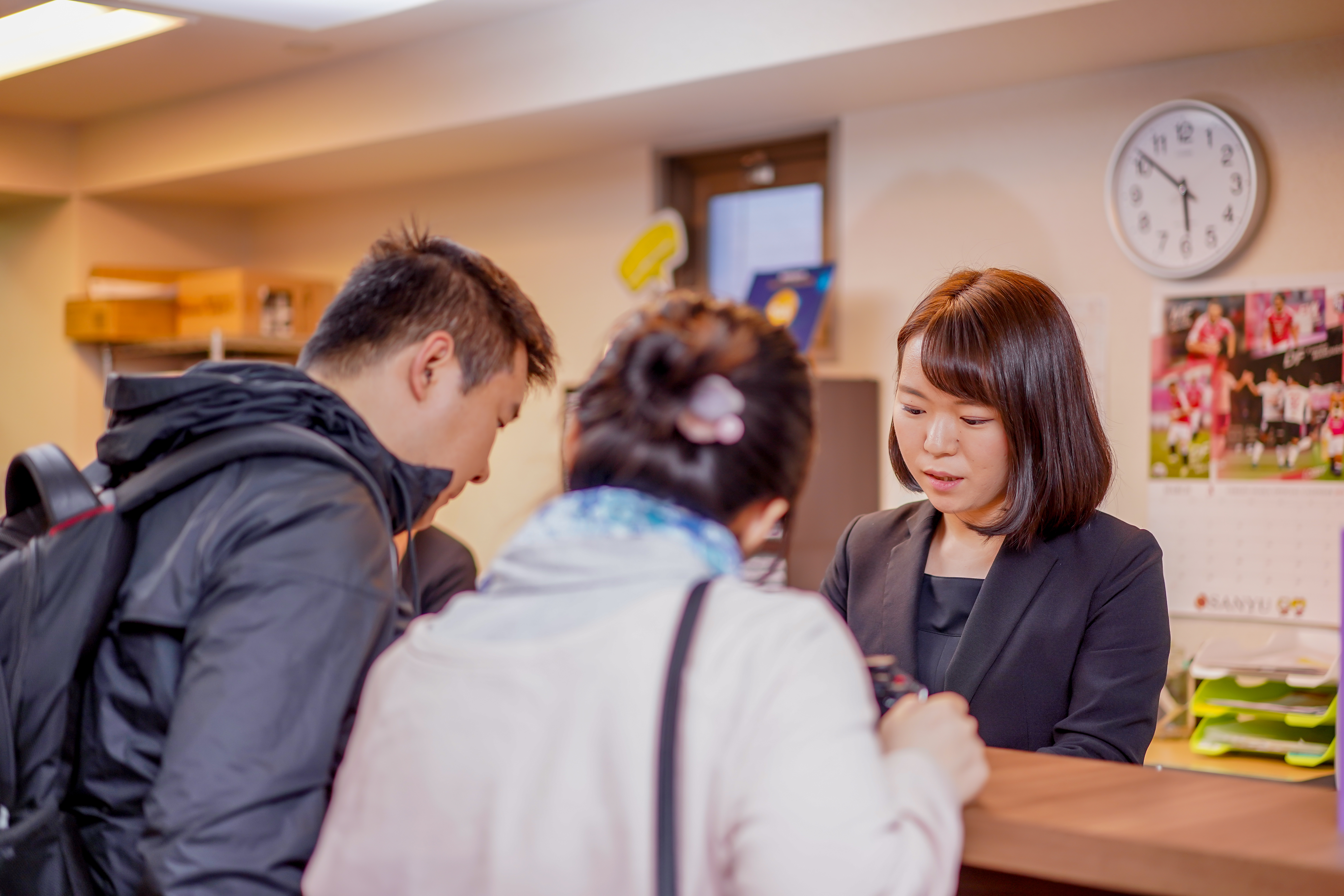 レセプションカウンター