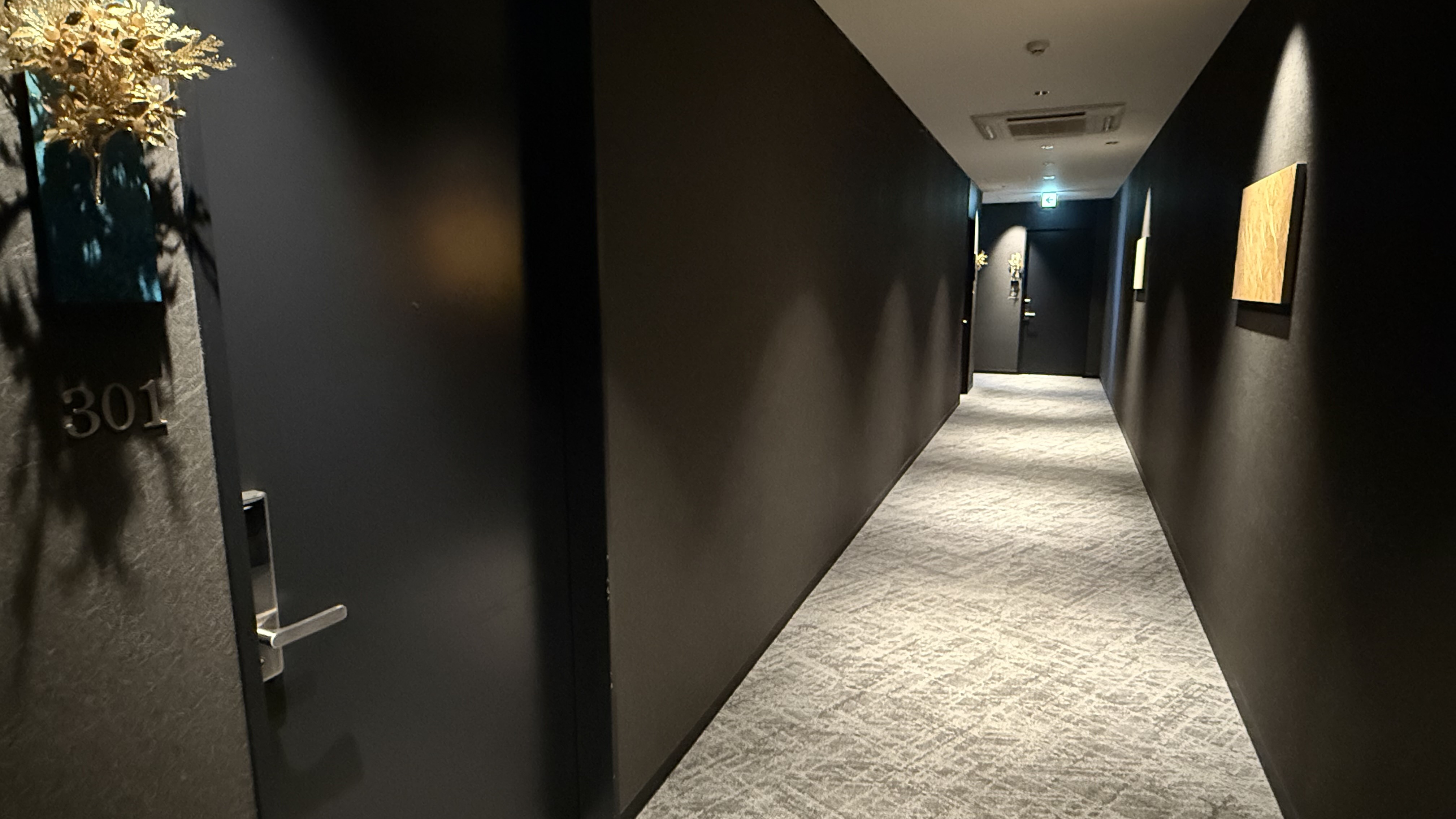 プレミアムルーム通路