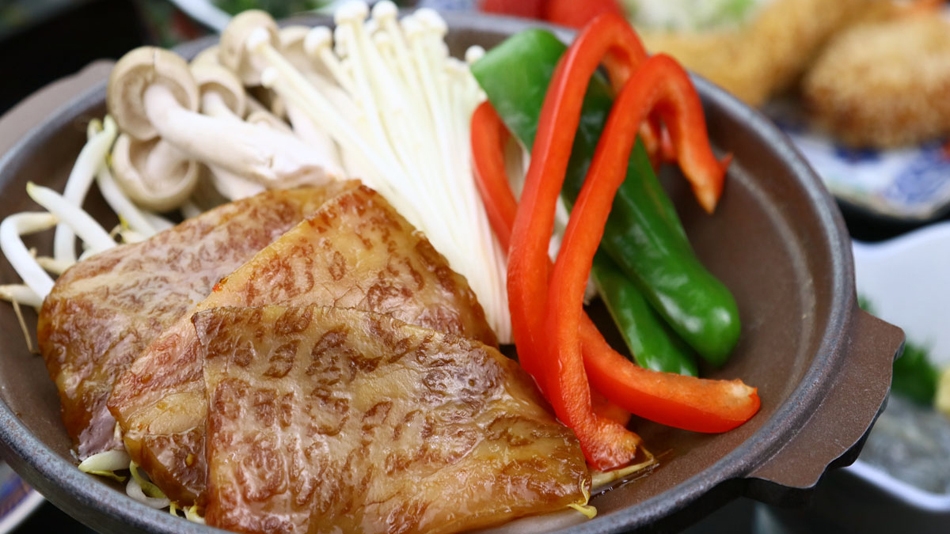 【1泊2食付きスタンダード】地元食材を使った手作り料理や遠州夢咲牛陶板焼きなどが楽しめる♪