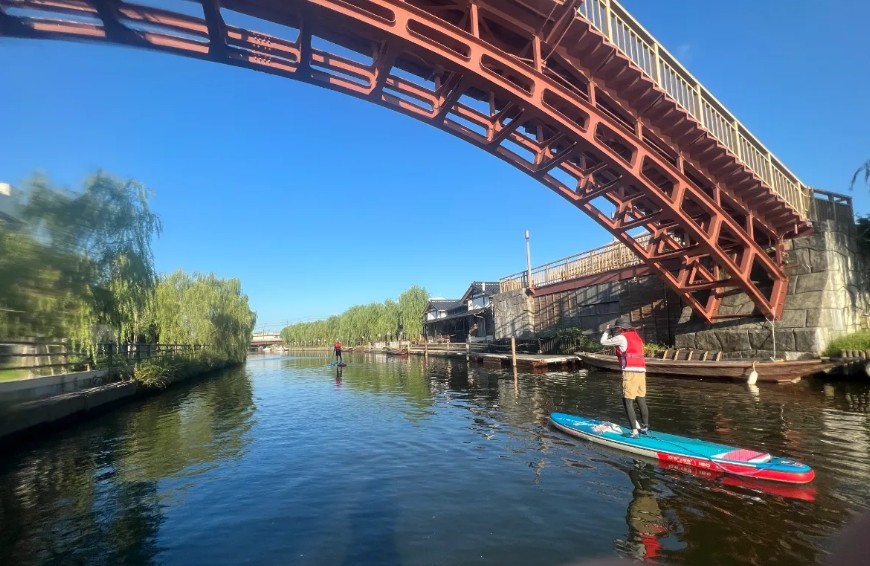 潮来でSUP体験