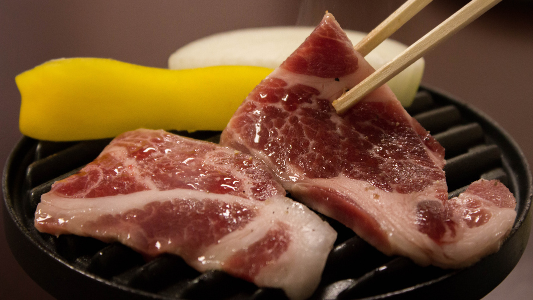 【選べる焼肉♪】静岡牛又は猪肉陶板焼きプラン