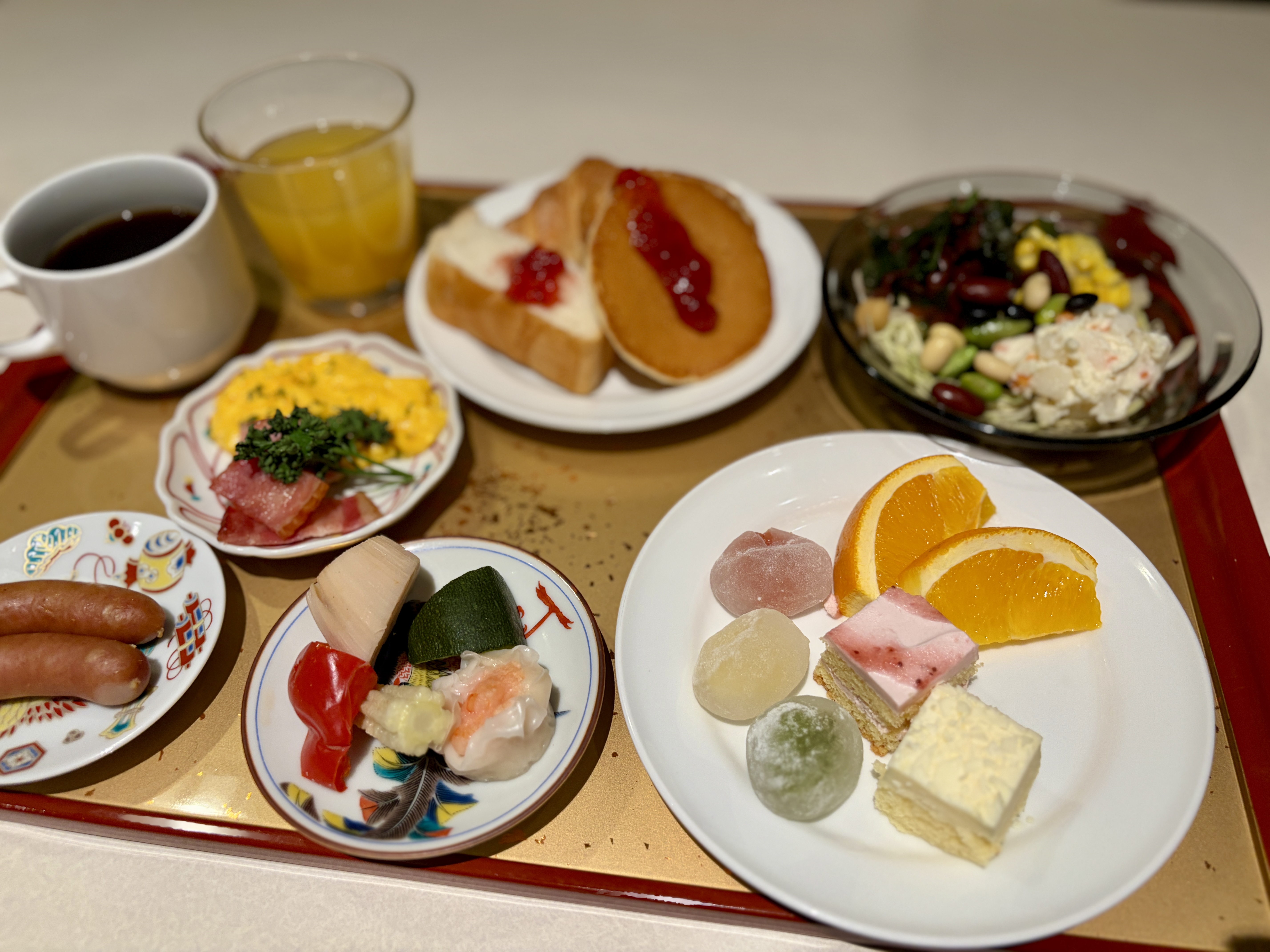 朝食ビュッフェ　洋食一例