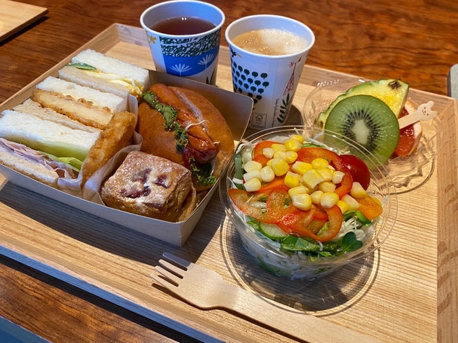 テイクアウト専用朝食　洋食　一例