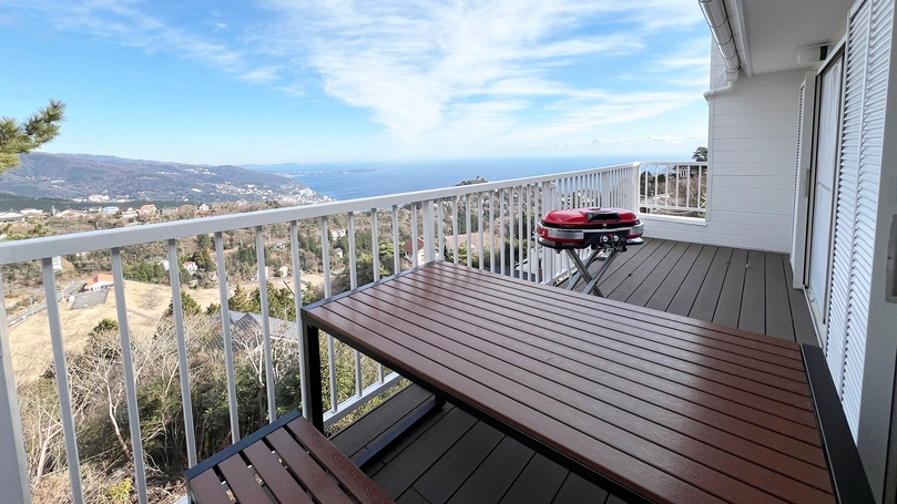 【熱海海上花火大会も見える絶景オーシャンビュー＆BBQもOK！】ペットと泊まれる温泉付き貸別荘
