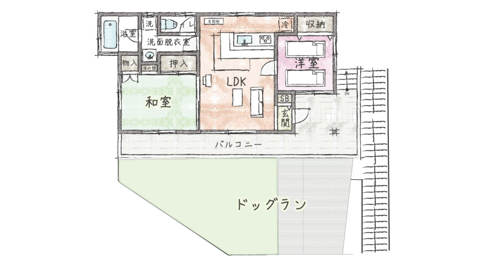 【伊豆スカイライン196-1】間取り図