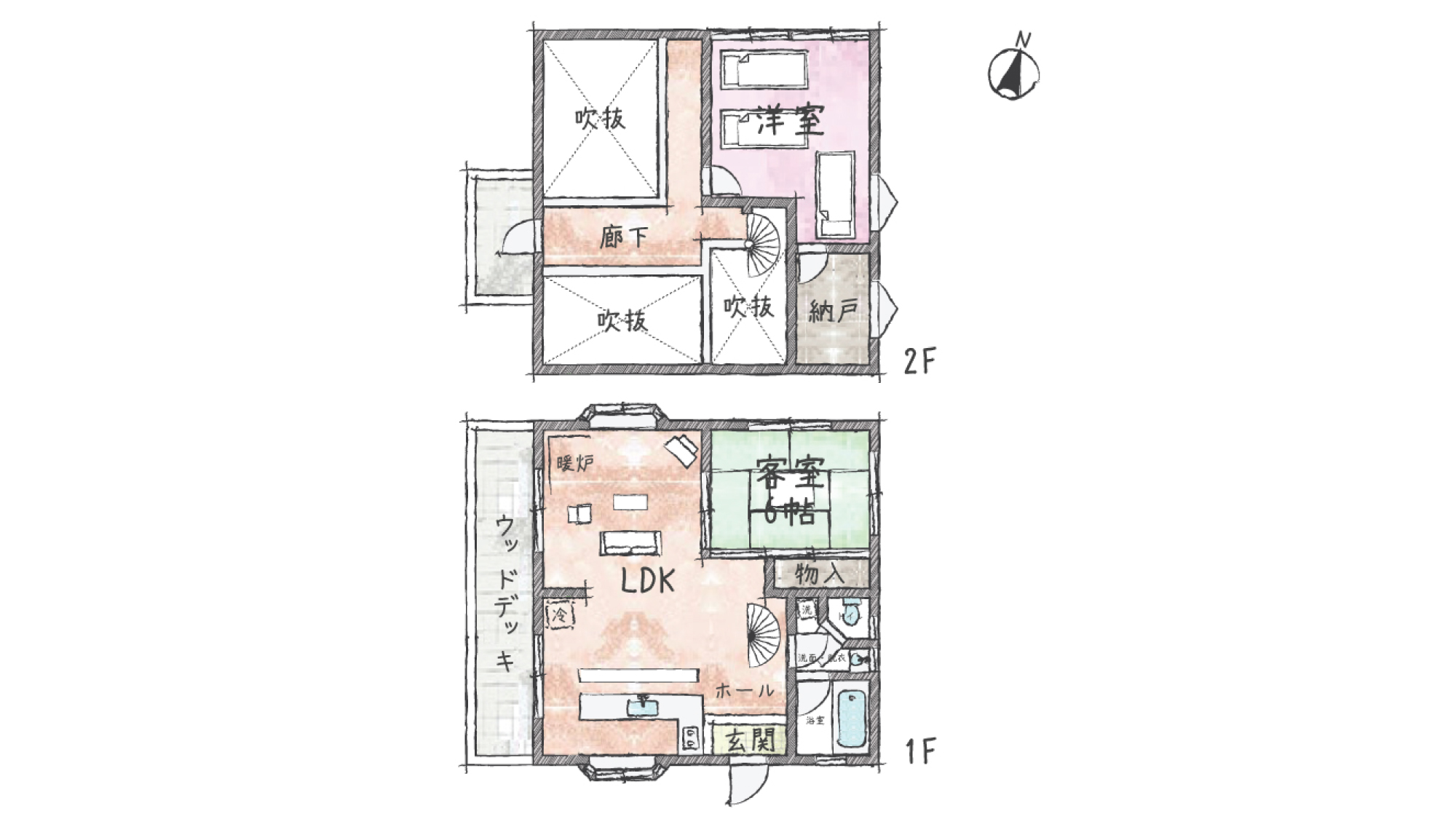 【伊豆スカイライン208】間取り図