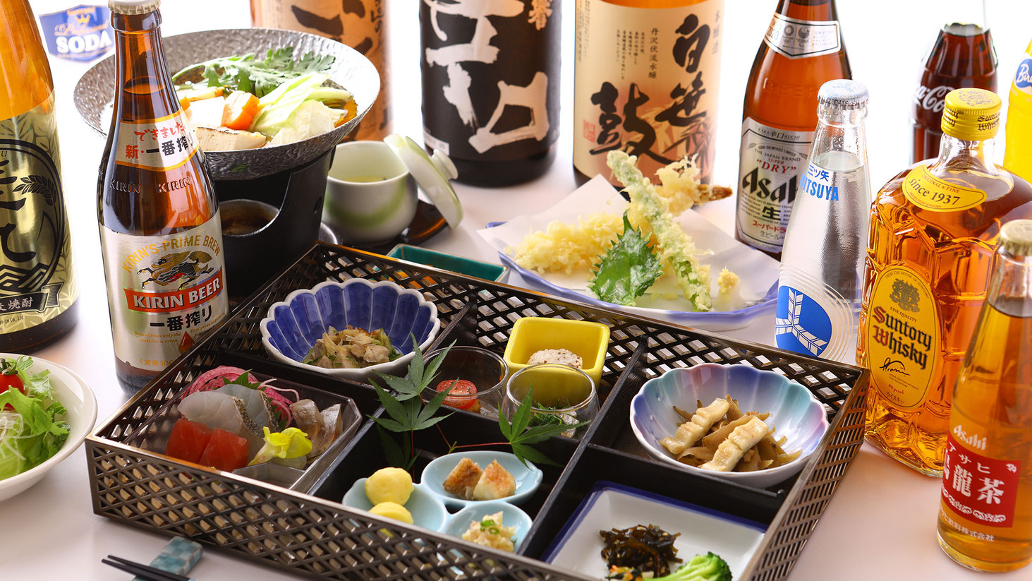 【夕食時90分飲み放題付】千代田荘名物ファイヤーグルメを堪能！食事もお酒も楽しむご褒美旅◆1泊2食付