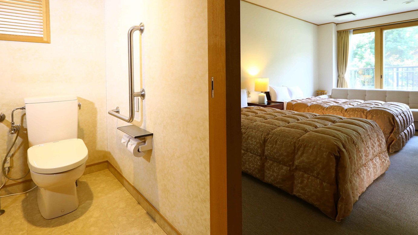 バリアフリー　洋室ツイン23平米