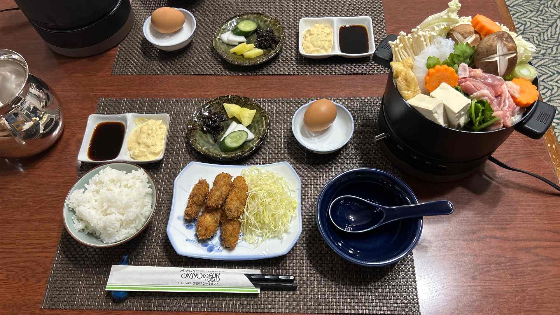 牡蠣尽くしプラン　夕食