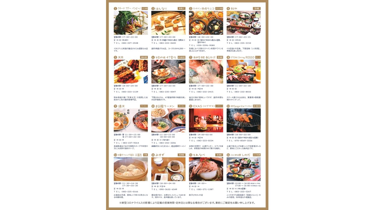 【夕食セット】地元の提携飲食店コラボ♪2000円分お食事券セット/人数