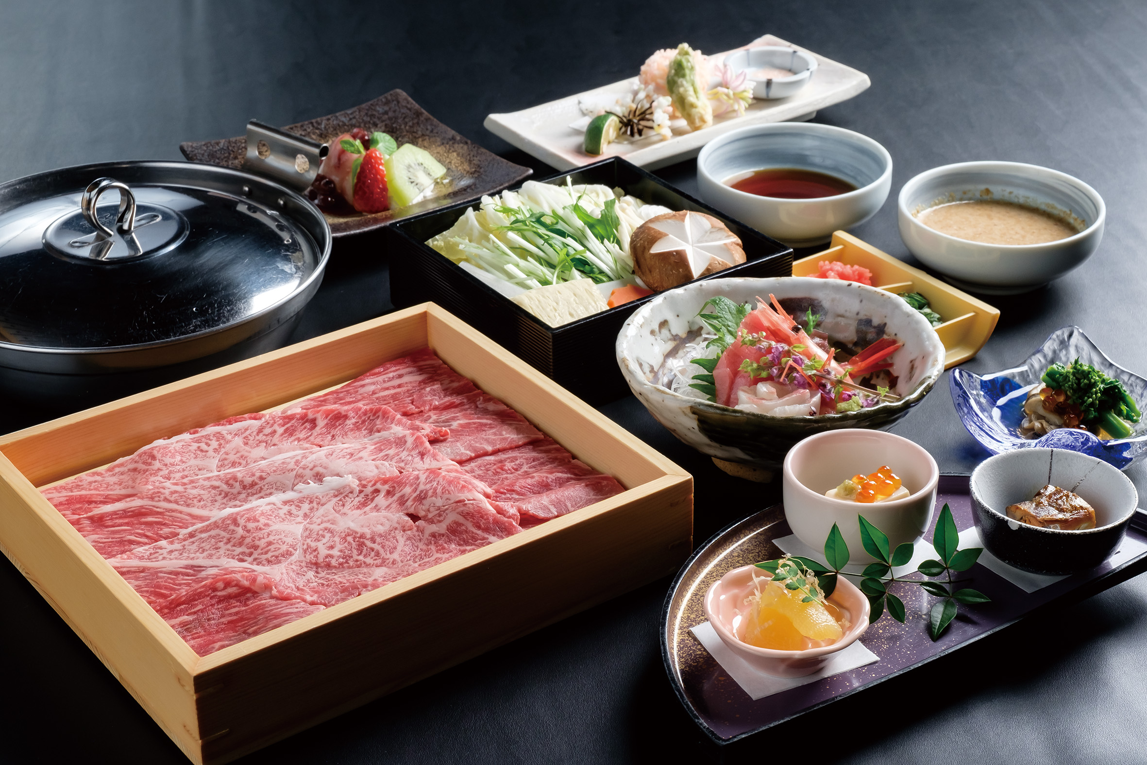 黒毛和牛しゃぶしゃぶ御膳