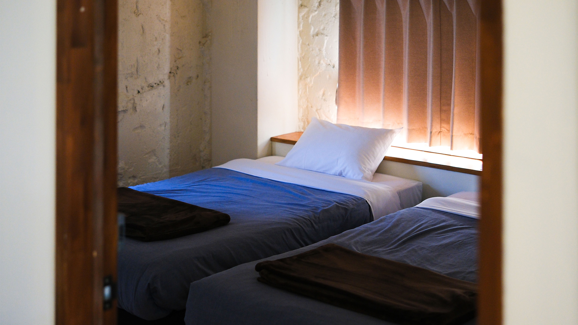 ・【ツイン一例】ゆったり寛げる落ち着きのあるプライベートな個室空間