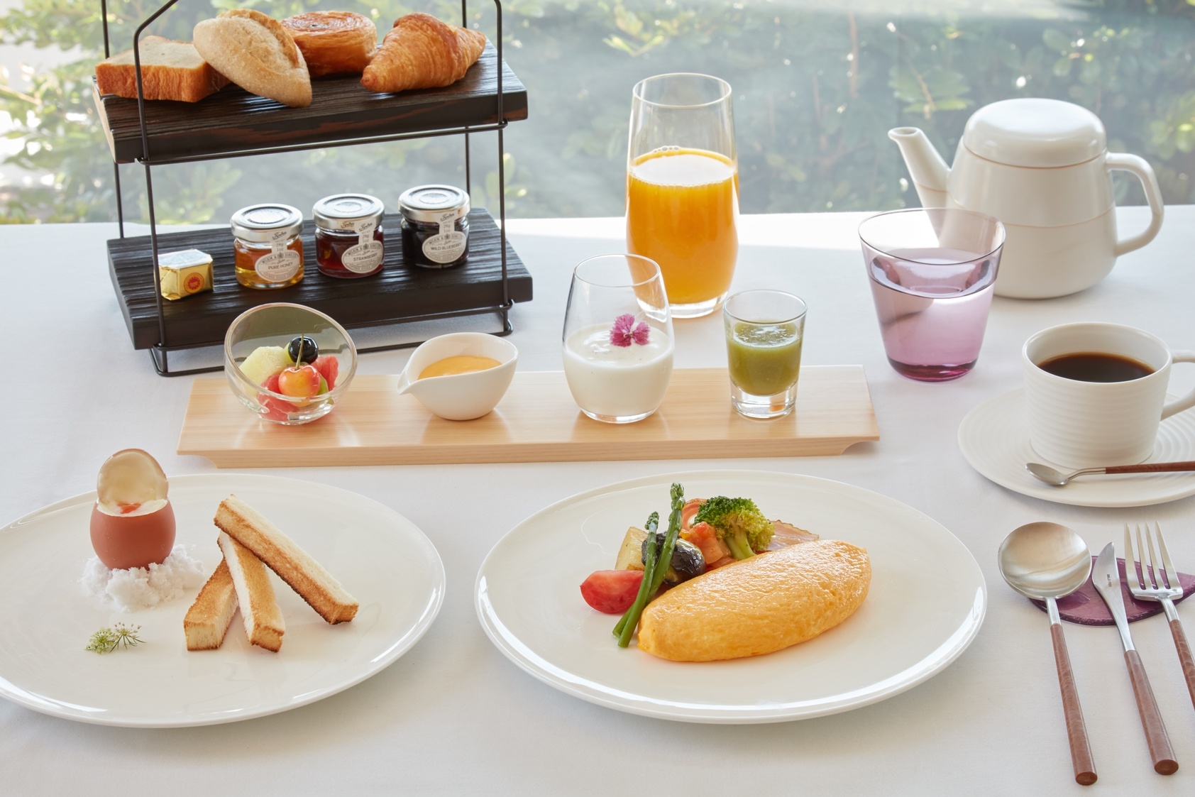 新メインダイニング「L’Orangerie 光庵」の選べる朝食付きプラン