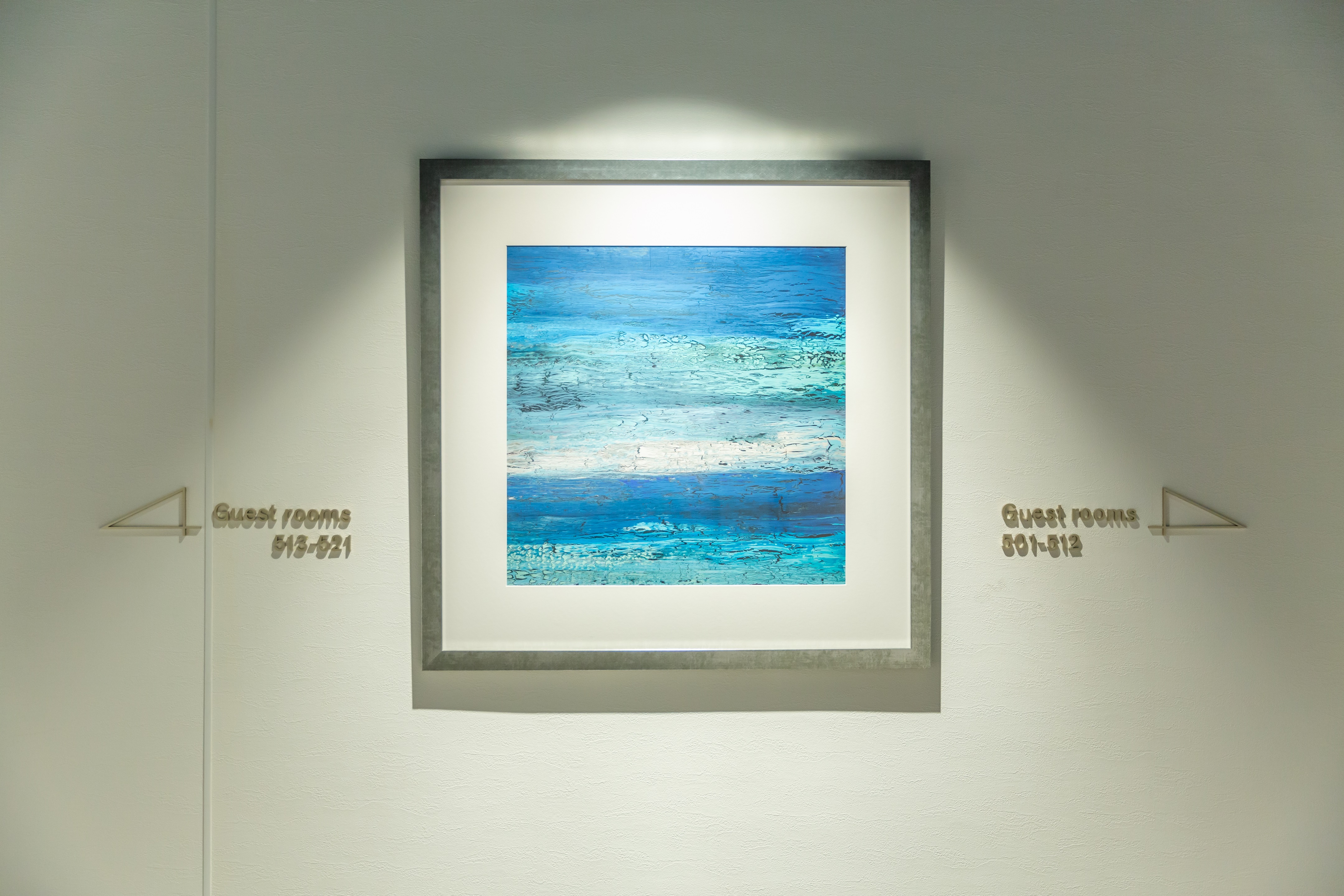 客室フロア アート