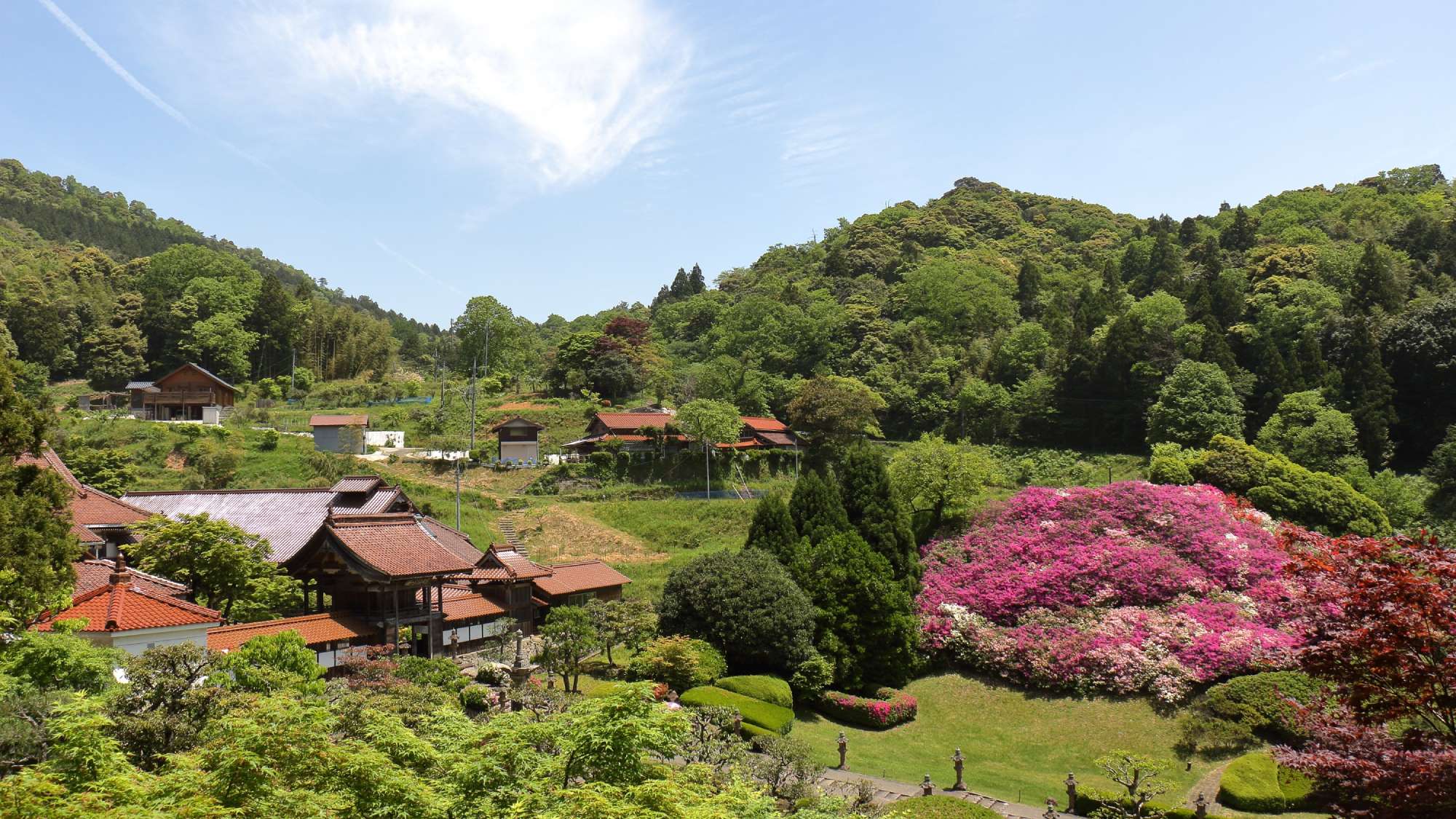 【周辺観光】＜春＞龍雲寺　車で20分