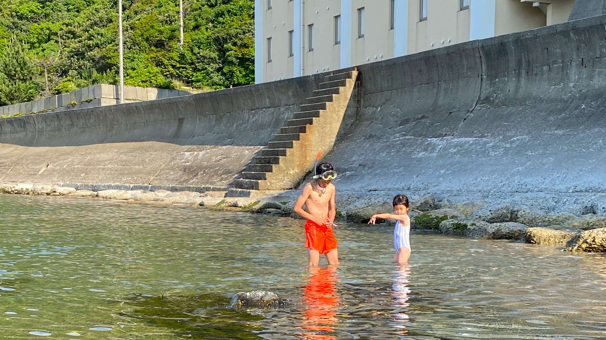 【ビーチ】波がおだやか＆離岸流が無いので小さなお子様でも安心！