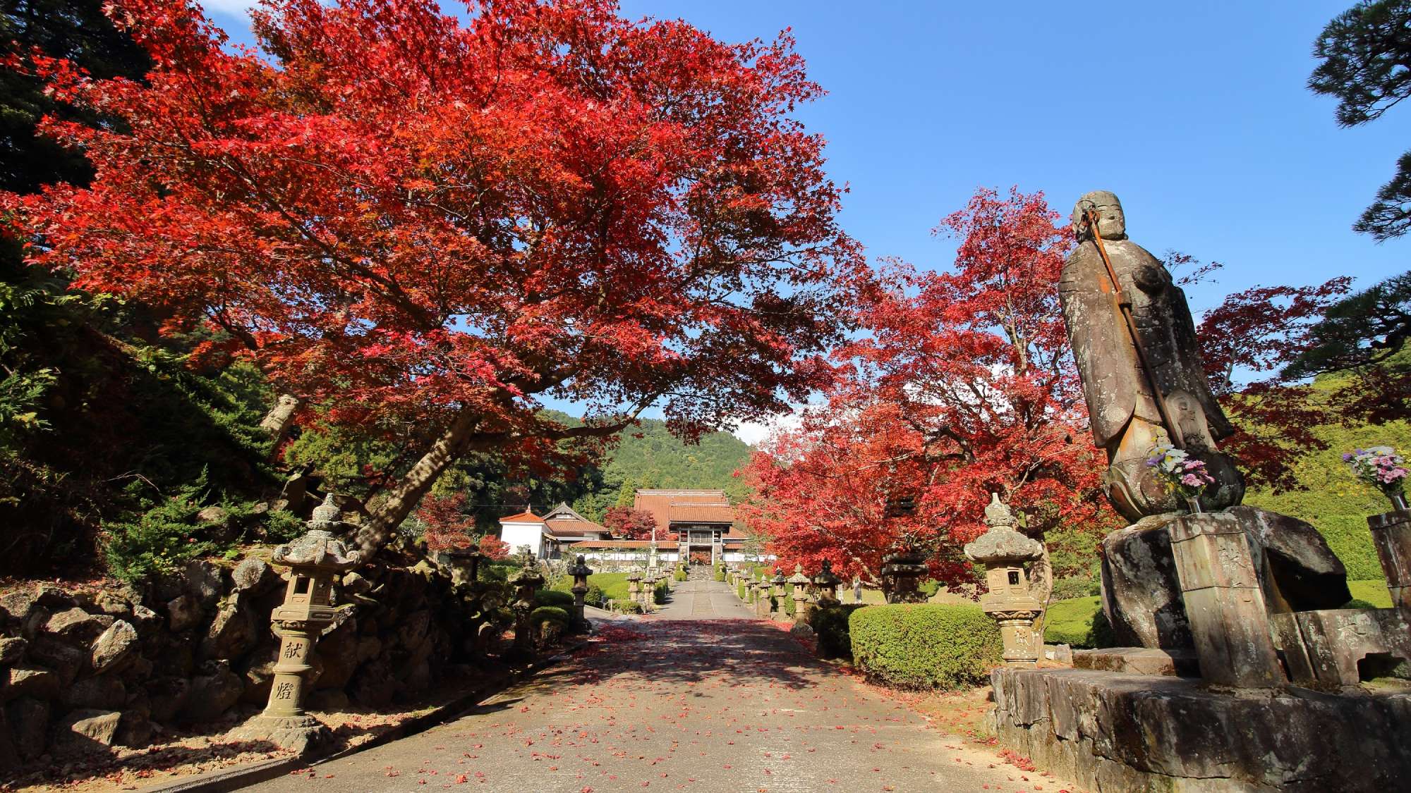 【周辺観光】＜秋＞龍雲寺　車で20分