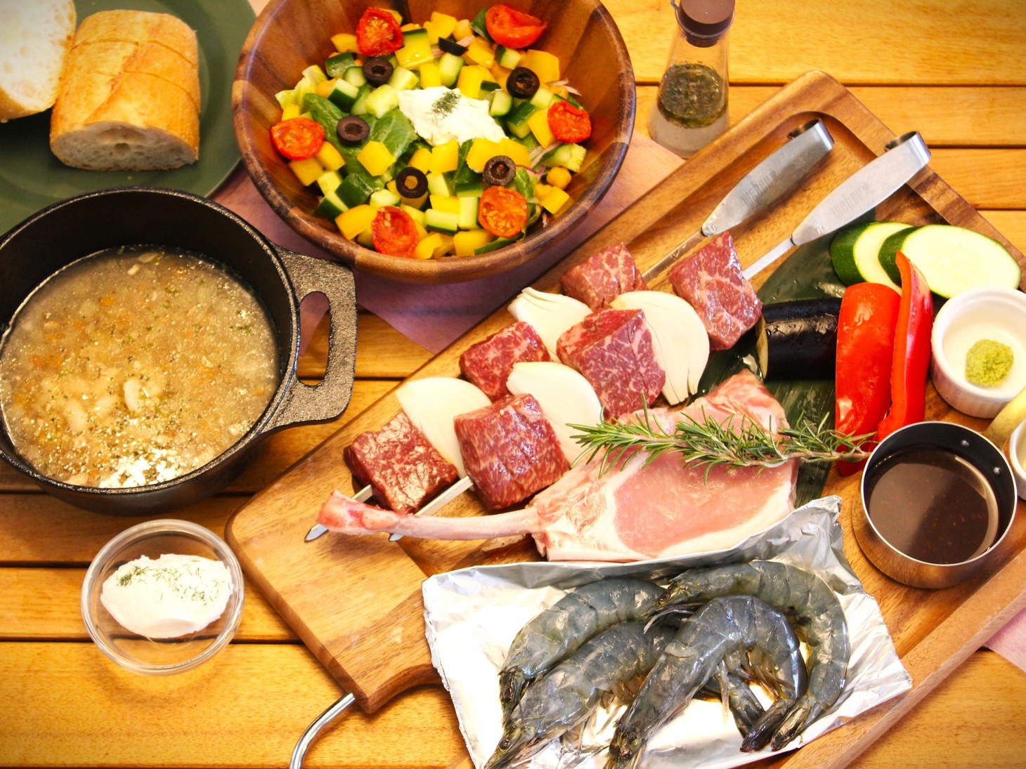 【人気No1】バーベキュースタイルプラン◇食材をご自身で焼くことができます