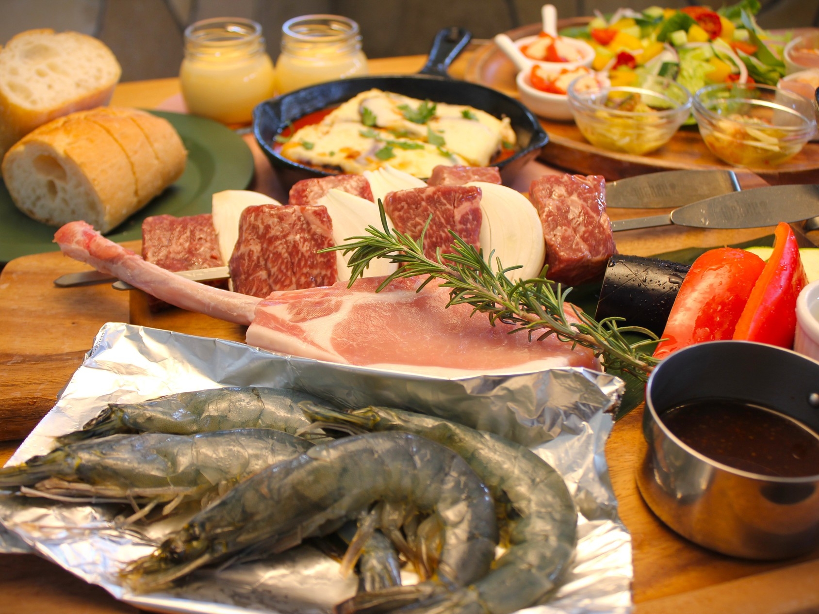 【グレードUP】◇スペシャルBBQプラン◇ボリュームたっぷり豪華BBQ(朝夕食付）