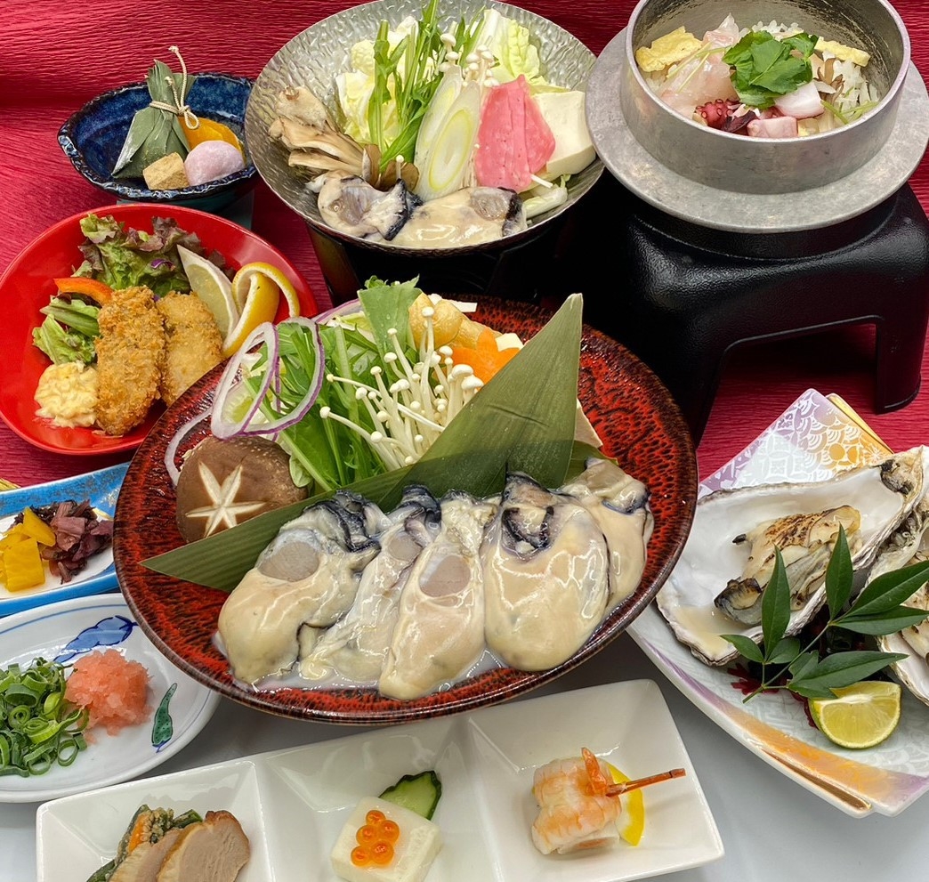 【冬季限定！】江田島産牡蠣づくし！1泊２食付きプラン