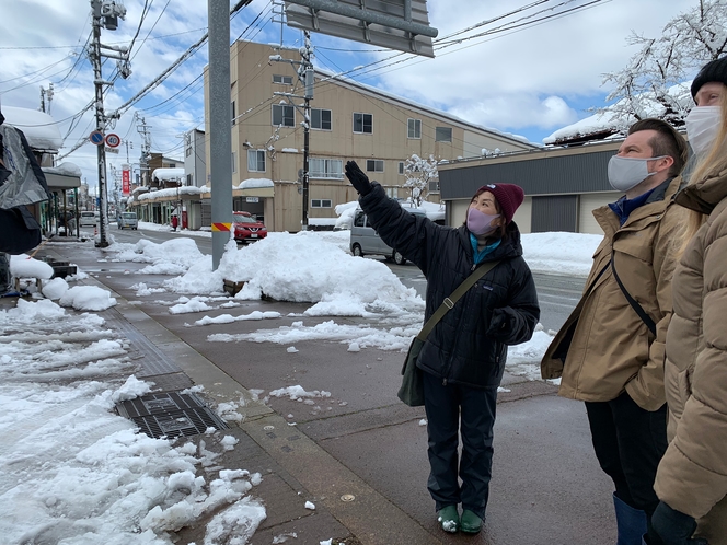 雪国の生活に触れるまちぶら散歩