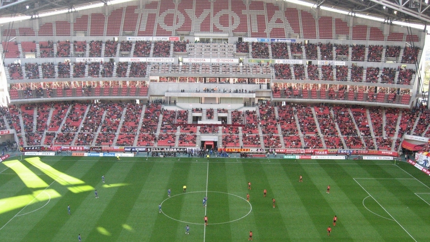 豊田スタジアム　綺麗で観やすいスタジアムです。