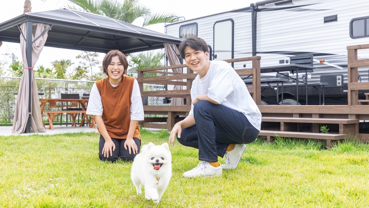 【ペット同宿トレーラー】お肉800gコース★ペットと一緒にBBQを楽しむ♪カップル・ファミリーに！