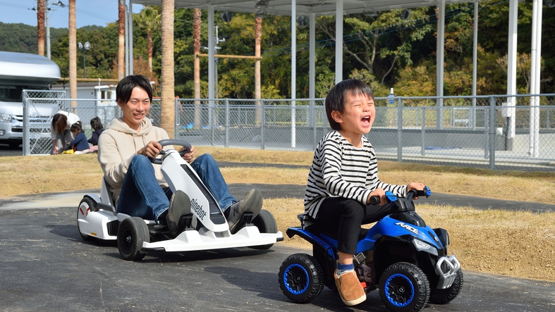 【アクティビティ付き】大人も子供も楽しい！ゴーカート＆釣り堀で遊ぼう☆ニジマス４匹込♪＜素泊まり＞