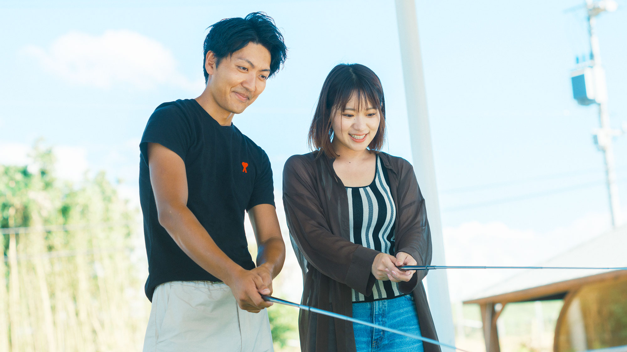 【釣り堀】初めての方も気軽にチャレンジできます！釣った魚はBBQで召し上がれ♪