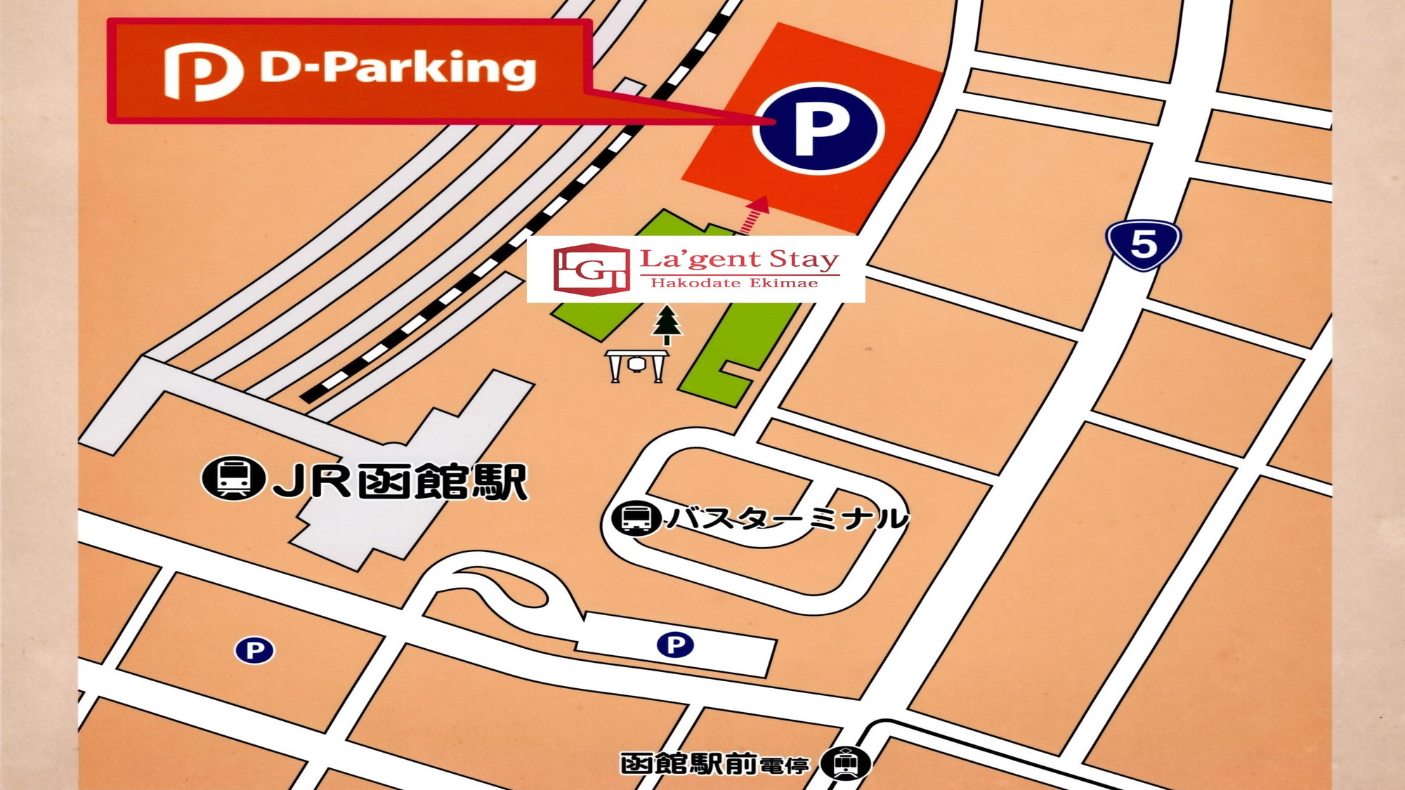 D-Parking地図