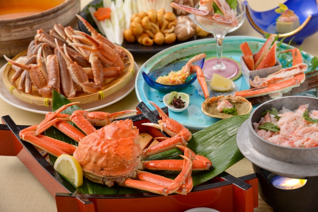 【夕食・朝食付】カニすき・焼きガニ90分食べ放題！飲み放題もお付けいたします！