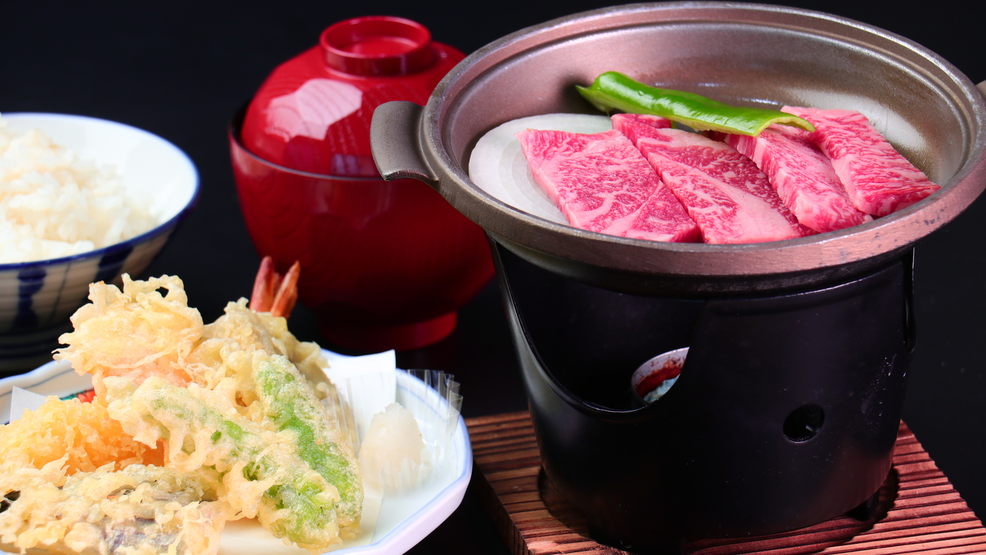 【竹コース】近江牛の陶板焼き♪