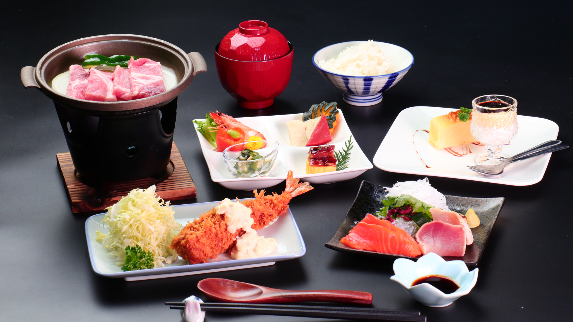 【梅コース】リーズナブルなご夕食をどうぞ