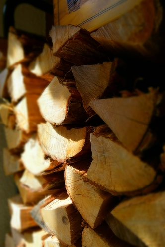 楢の薪