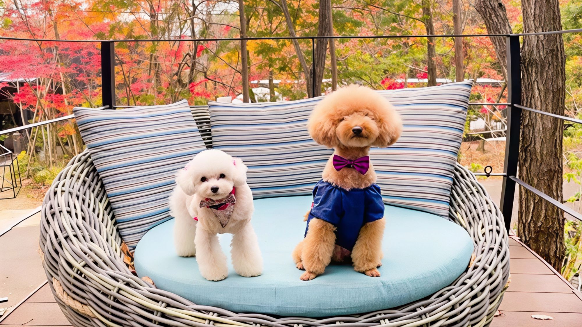 ペットと泊まれるお部屋を2部屋ご用意しています。