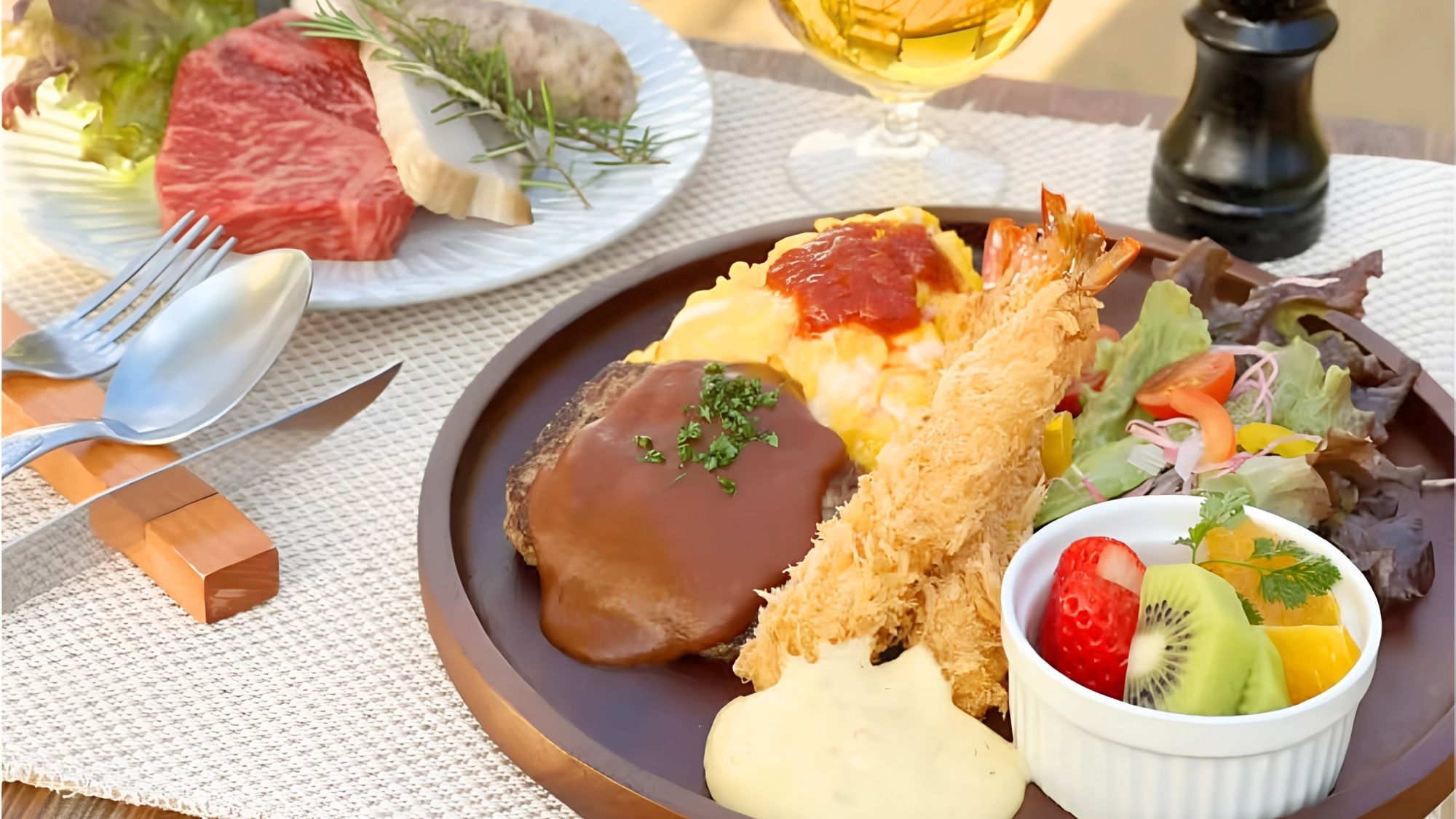 お子様も大満足の豪華プレートをご用意。アレルギー対応も可能なのでご相談ください。