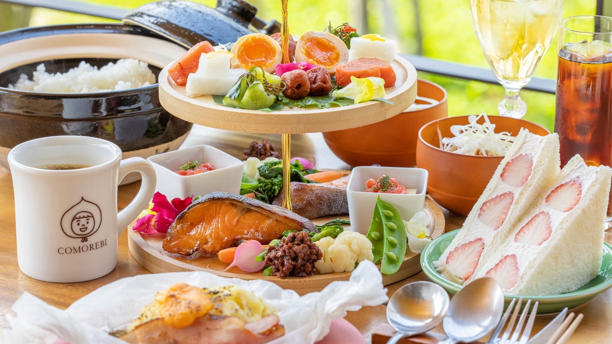 おとぎの森で味わうカラダに美味しい朝ごはん。