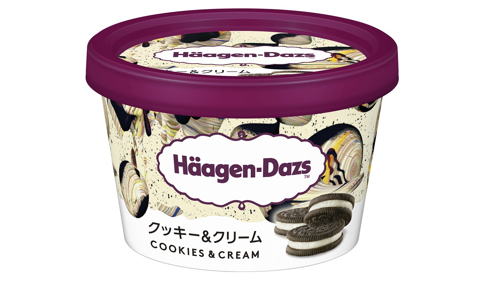 【ハーゲンダッツ】クッキー＆クリームアイスクリーム